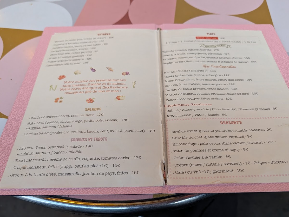 Menu Faubourg 34-5