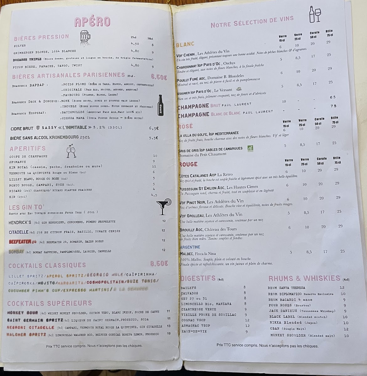 Menu Faubourg 34-9