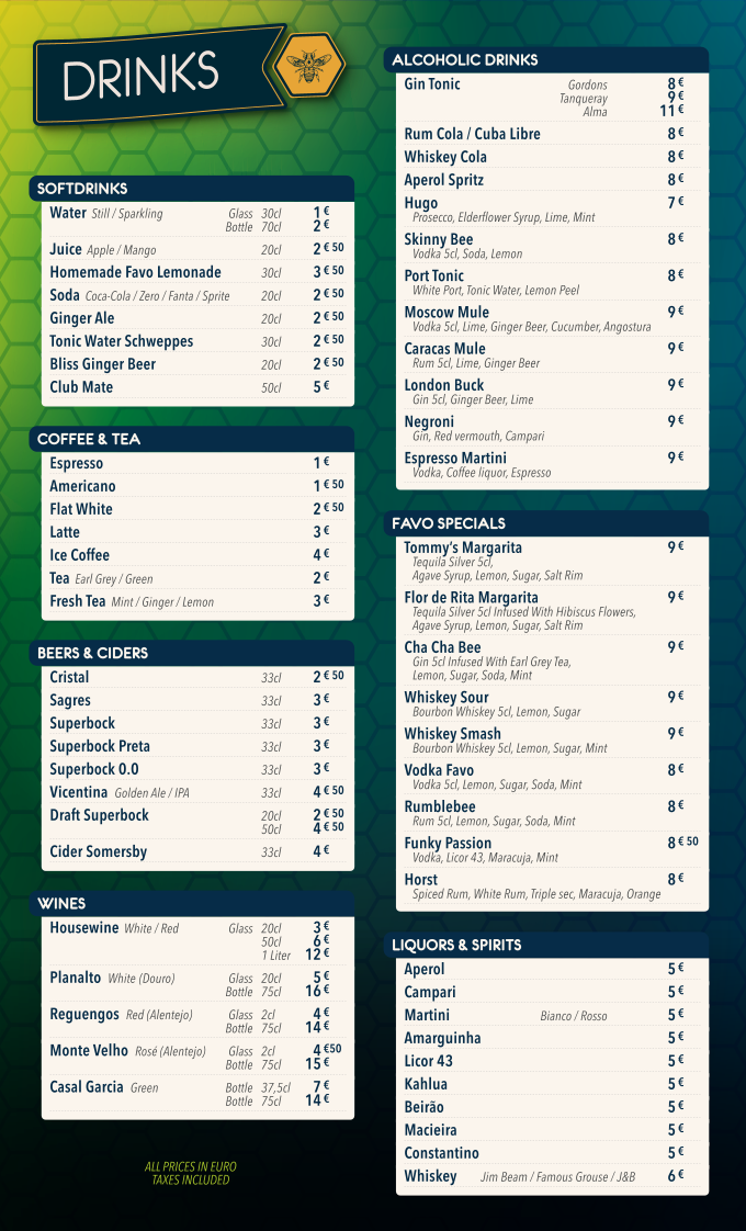 Menu Favo Bistro Bar Events-2