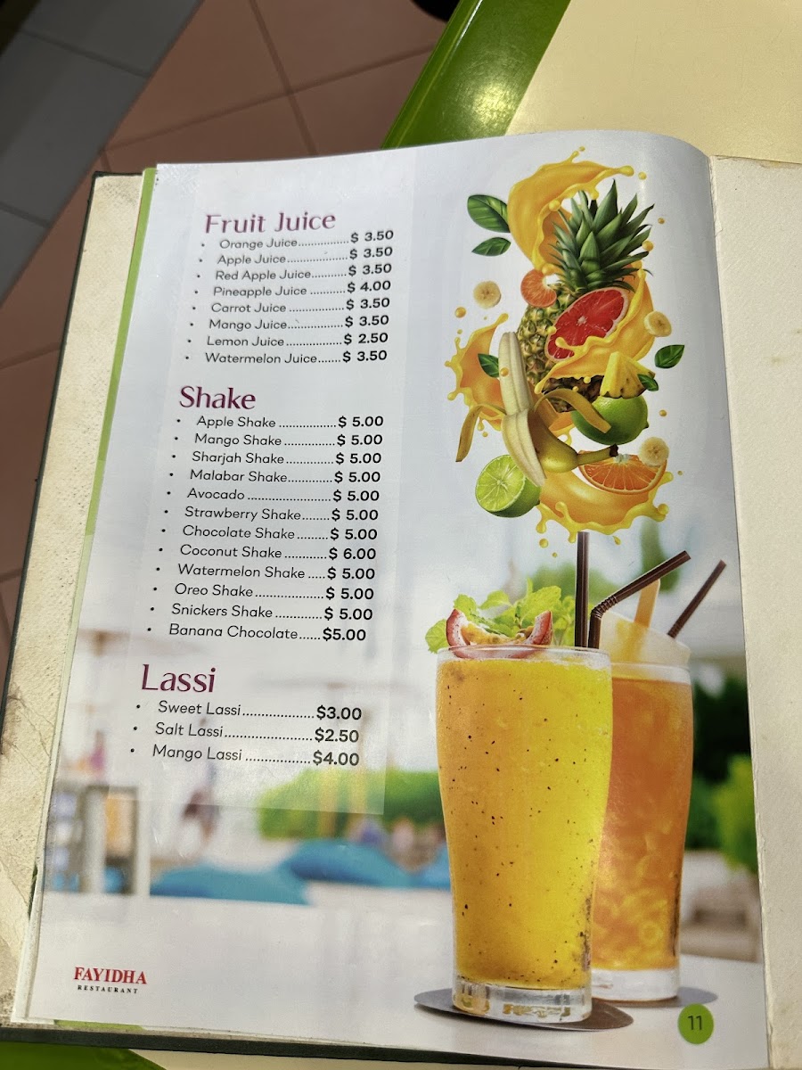Menu Fayidha Restaurant-5