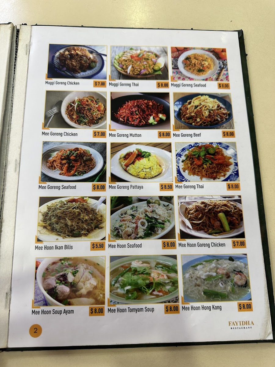 Menu Fayidha Restaurant-8
