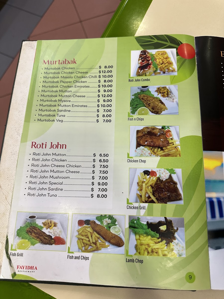 Menu Fayidha Restaurant-9