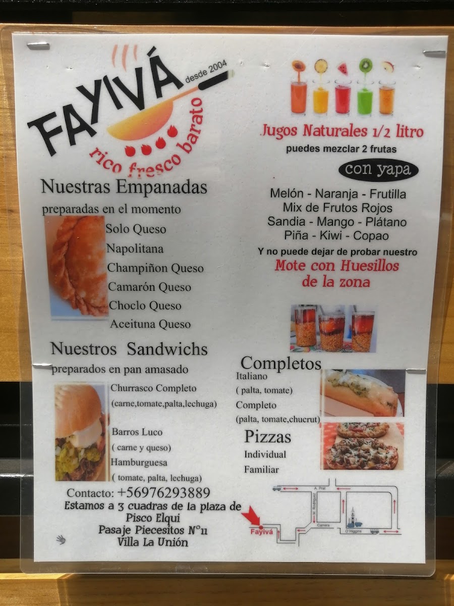 Menu Fayiva-6