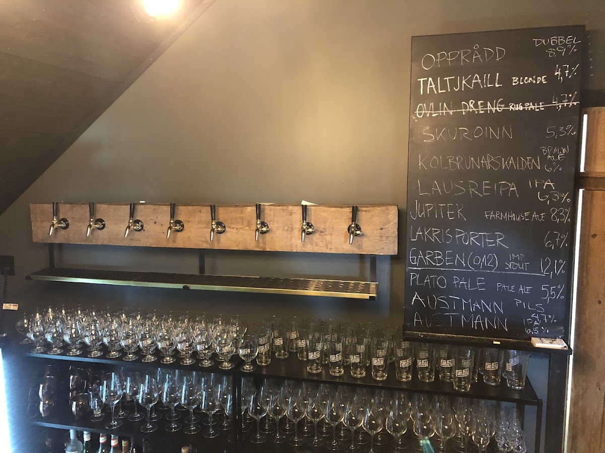 Menu Fæby Bryggeri As-1