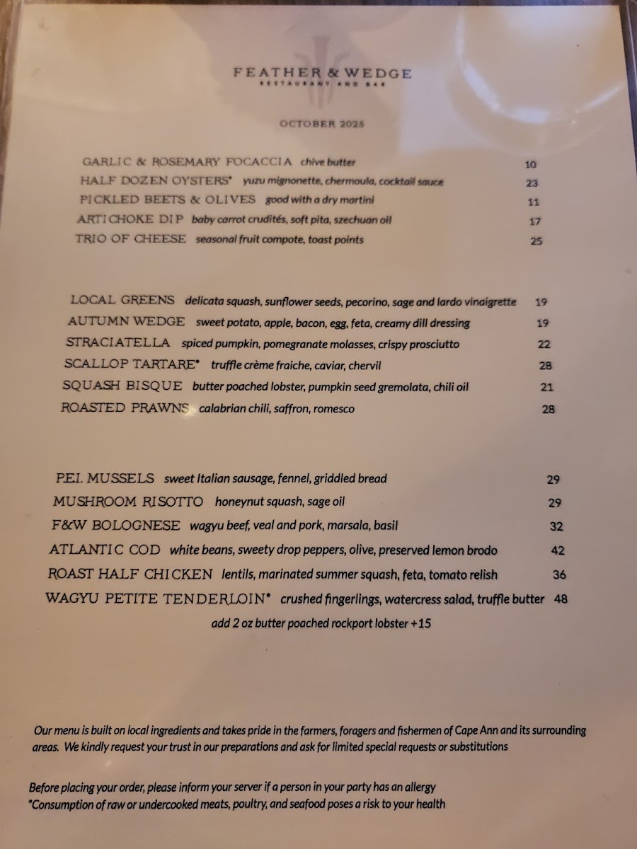 Menu Feather & Wedge-6