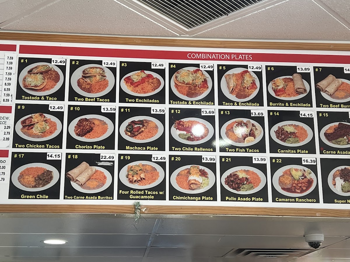 Menu Federico's Mexican Food-1