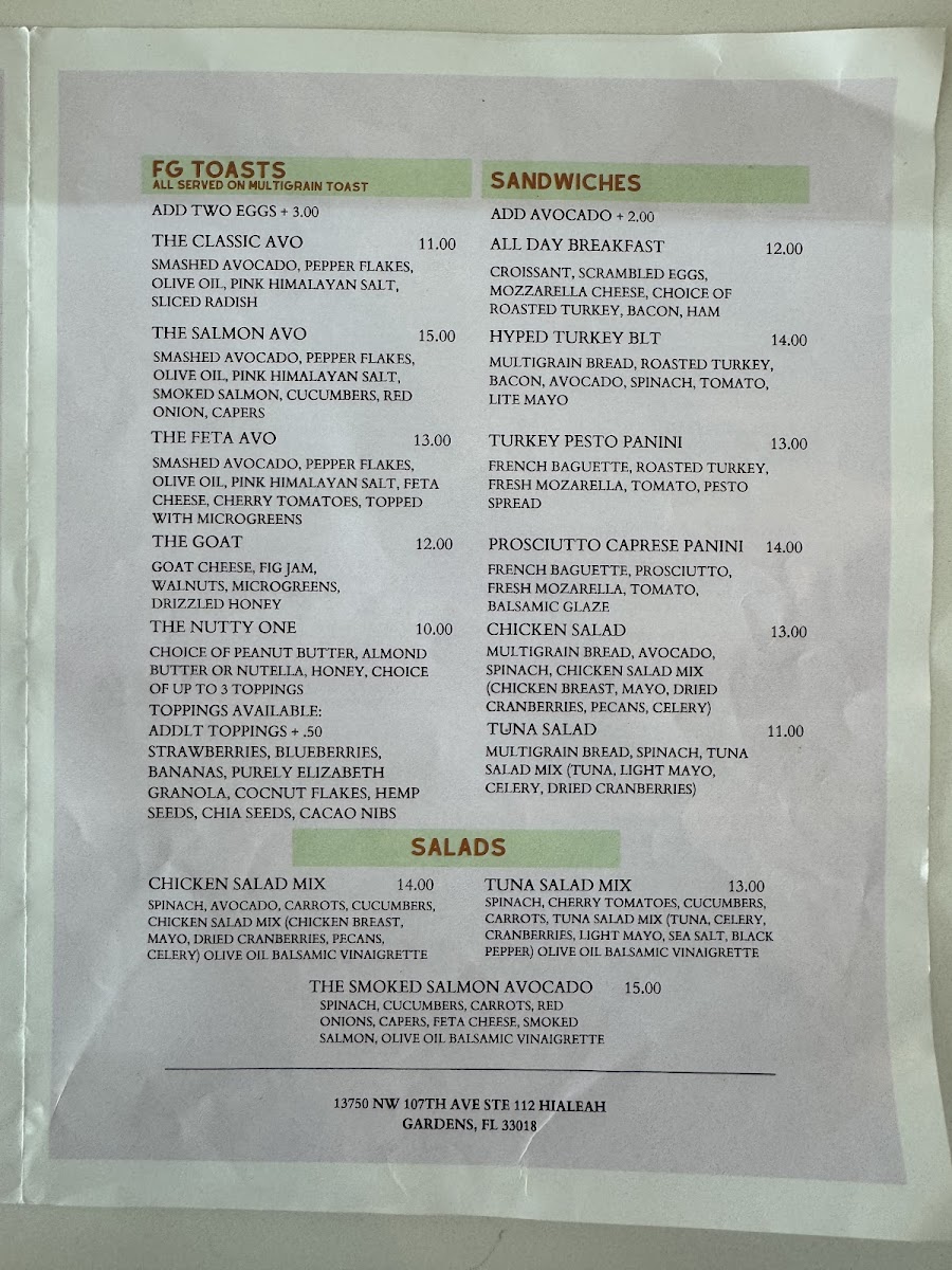 Menu Feel Good Coffee Lounge-2
