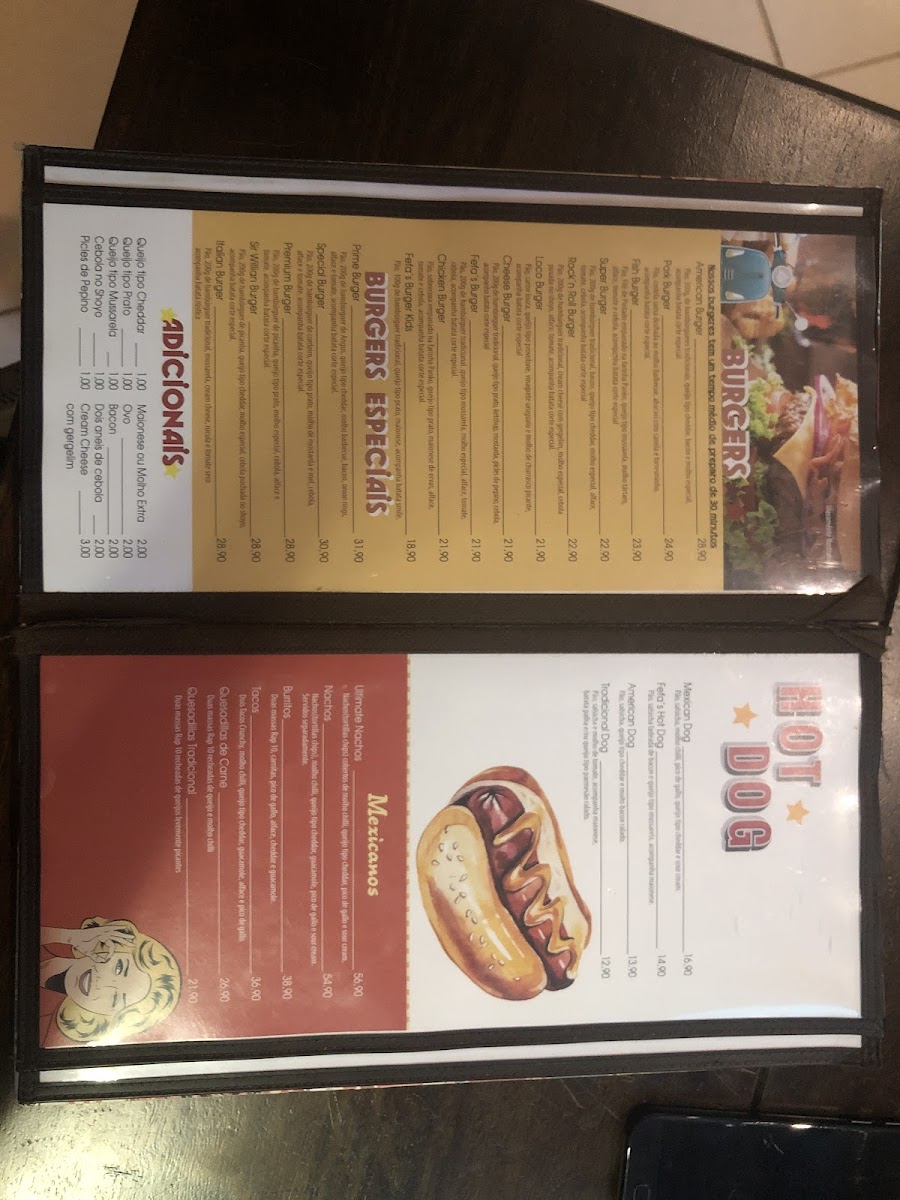 Menu Fefa's Burguer-4