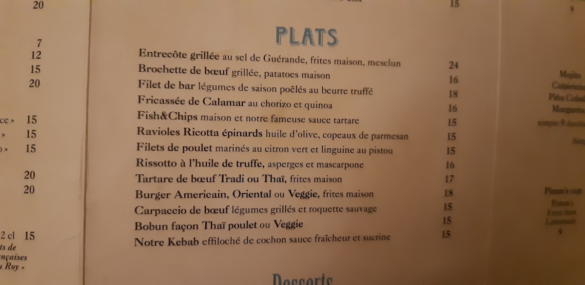 Menu Félix Café-8