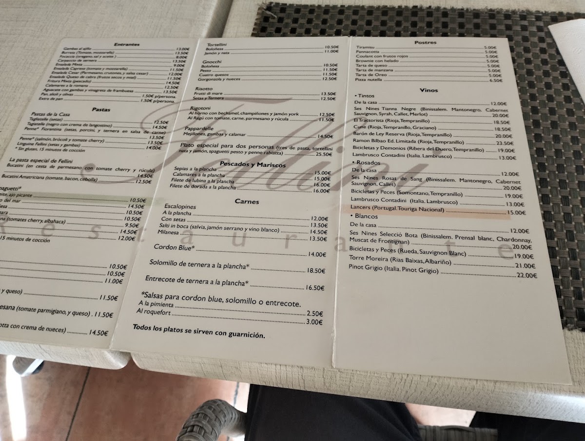 Menu Fellini-2