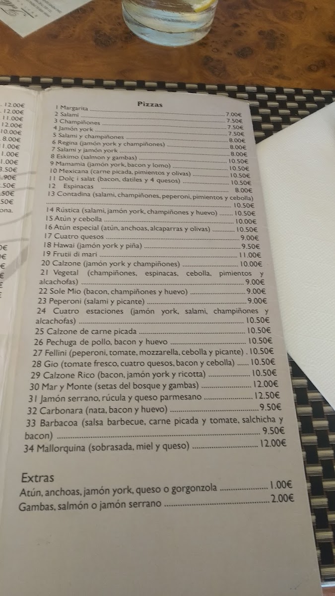 Menu Fellini-8