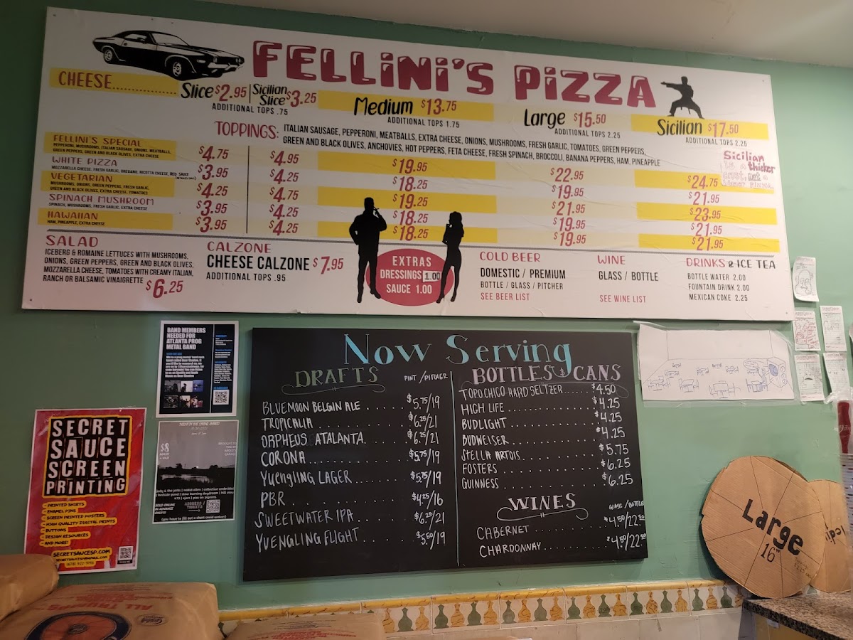 Menu Fellini's Pizza-9