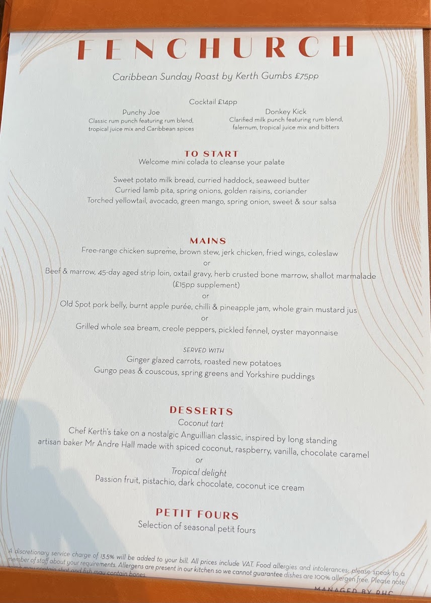 Menu Fenchurch Restaurant-1