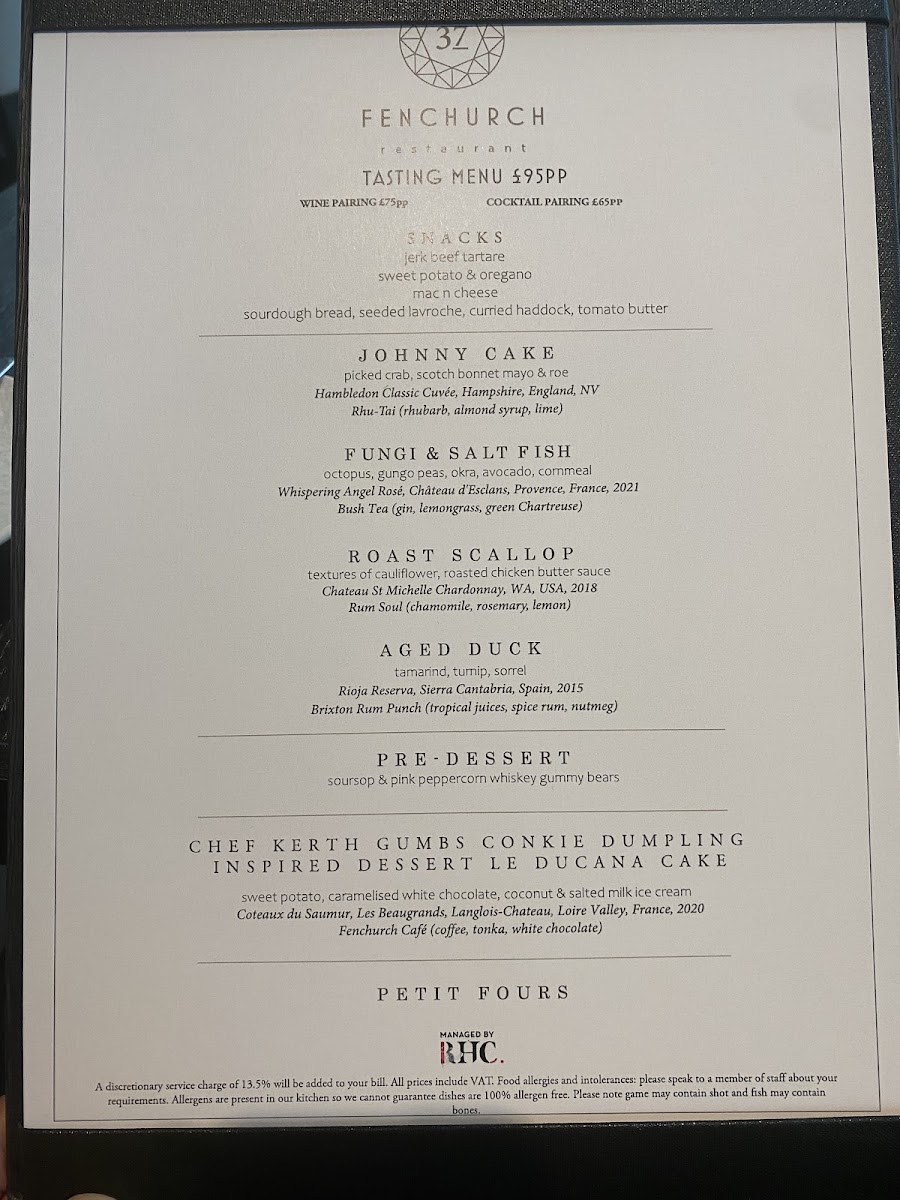Menu Fenchurch Restaurant-9