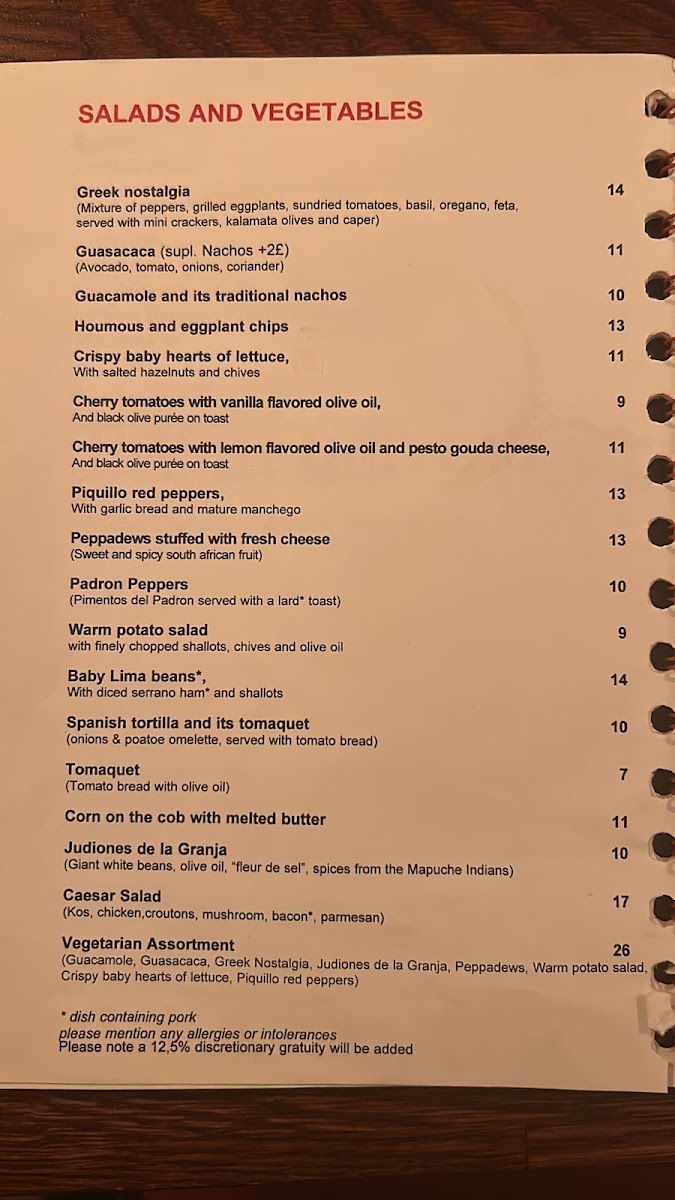 Menu Ferdi London-1
