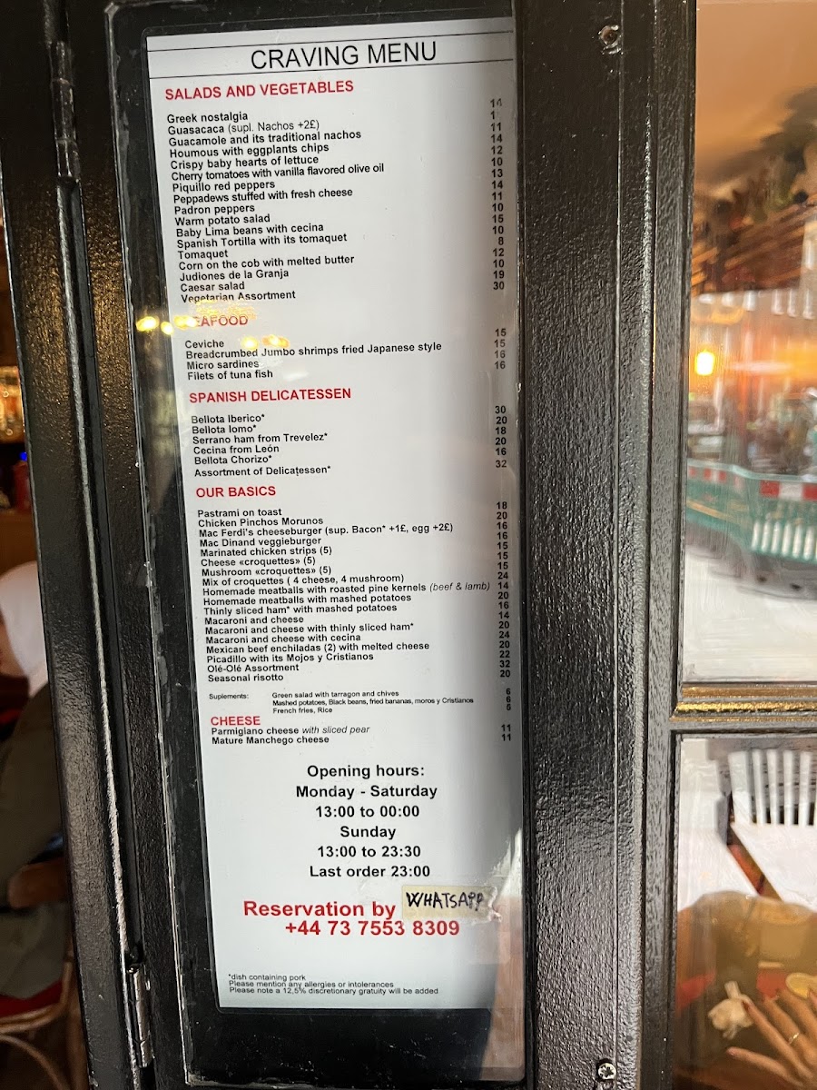 Menu Ferdi London-2