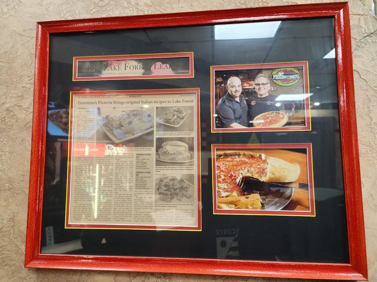 Menu Ferentino's Pizzeria-4
