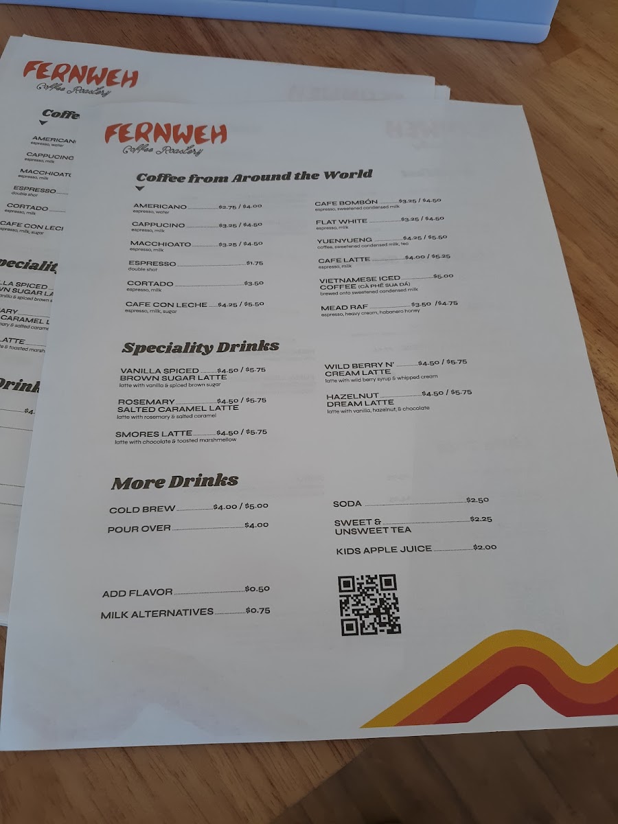 Menu Fernweh Coffee Roastery-8