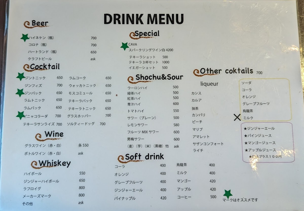 Menu Fgr Diner-1