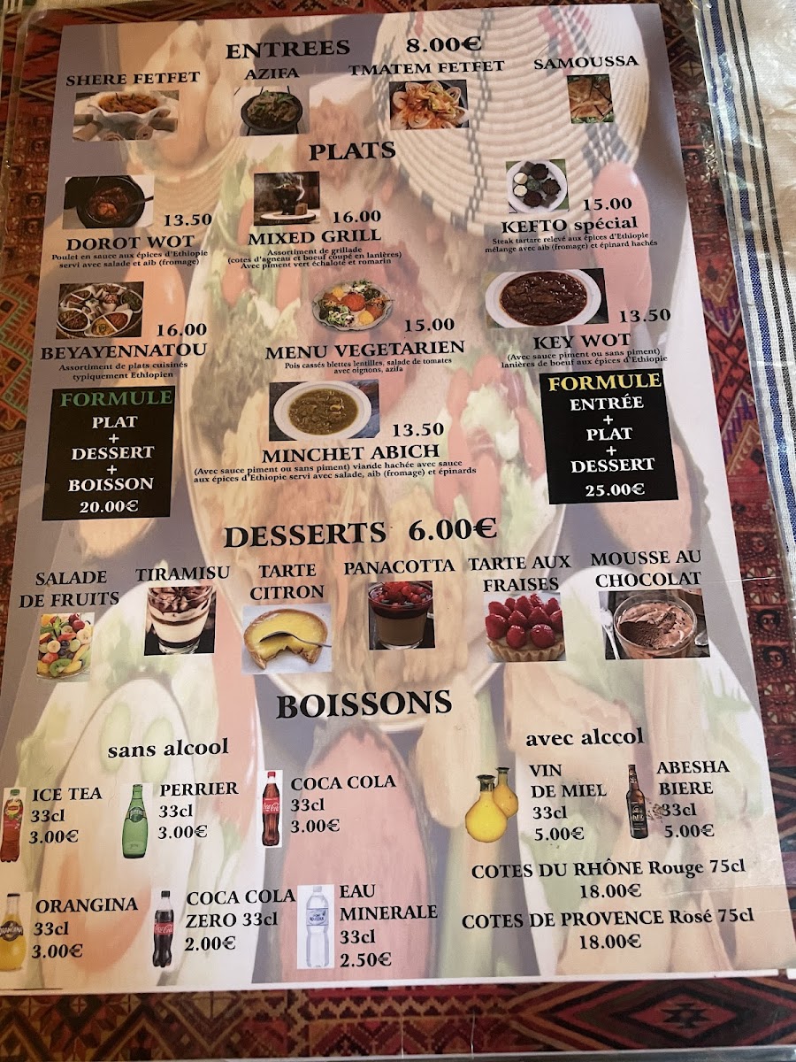 Menu Fidèle Restaurant Ethiopien-2