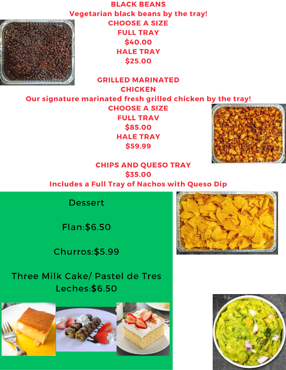 Menu Fiesta Bowl Sabor Latino-10