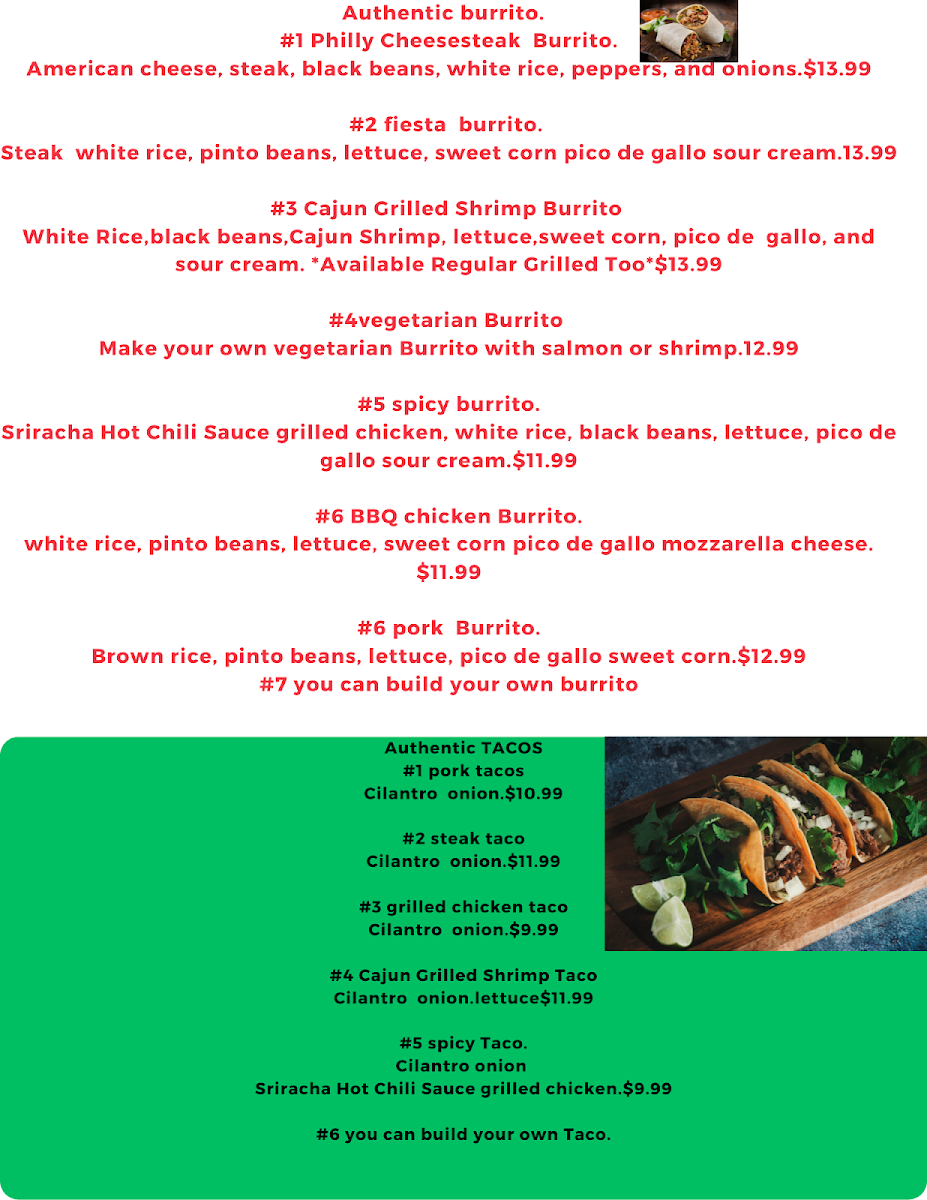 Menu Fiesta Bowl Sabor Latino-6