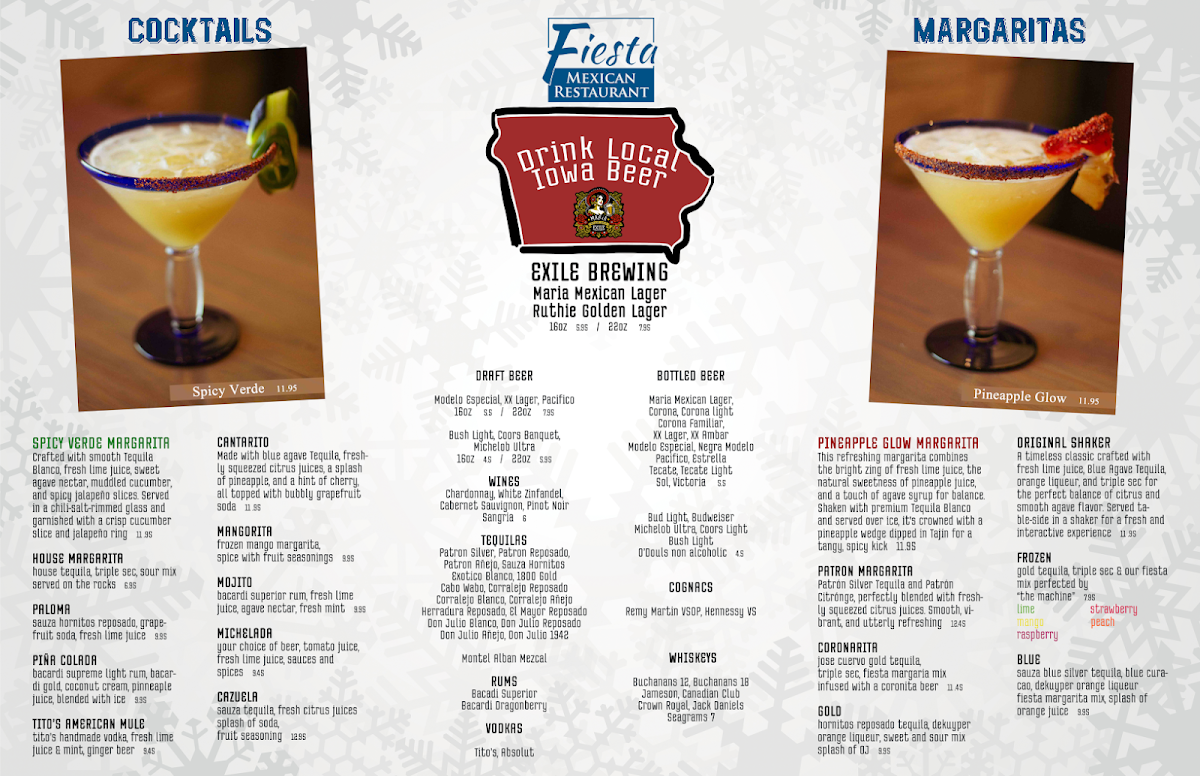 Menu Fiesta Mexican Restaurant-3