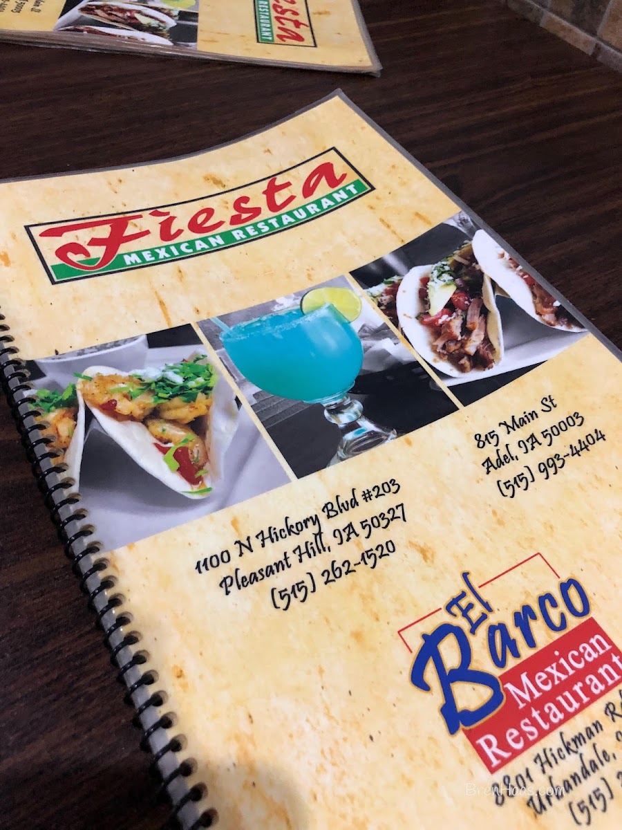 Menu Fiesta Mexican Restaurant-5