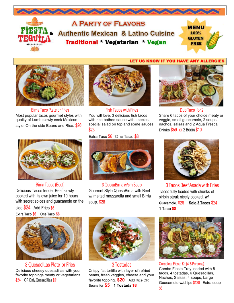 Menu Fiesta & Tequila-7