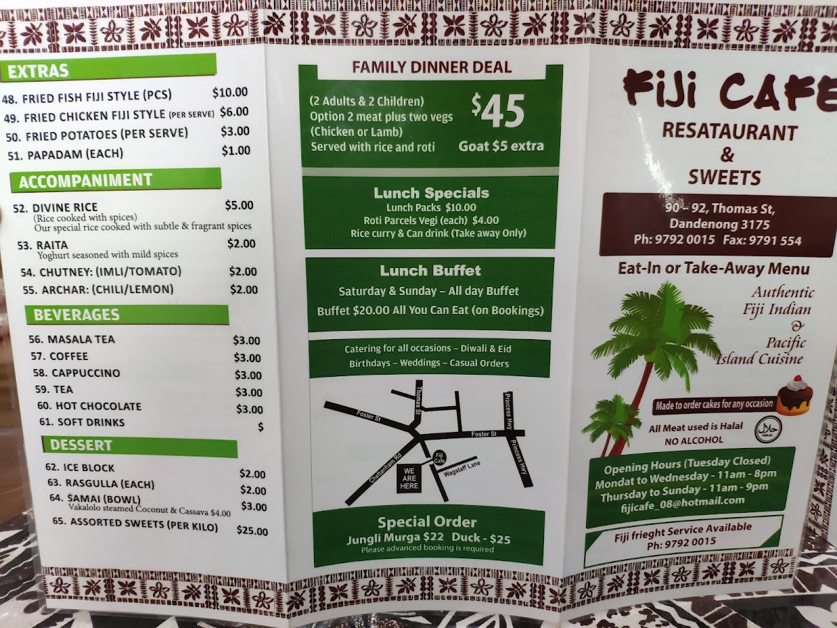 Menu Fiji Cafe & Sweets-1