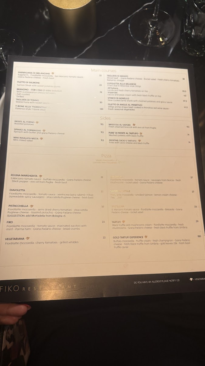 Menu Fiko Restaurant Amsterdam-2