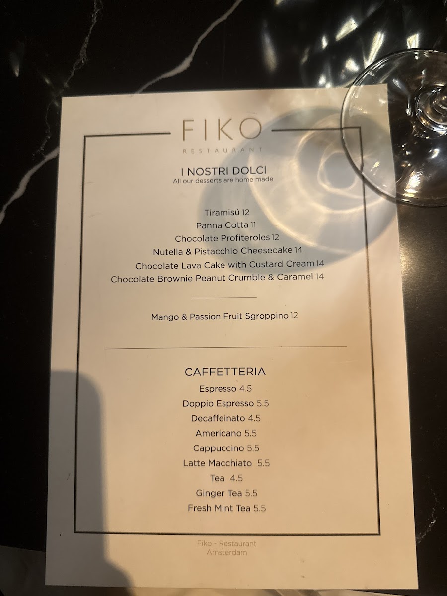Menu Fiko Restaurant Amsterdam-3