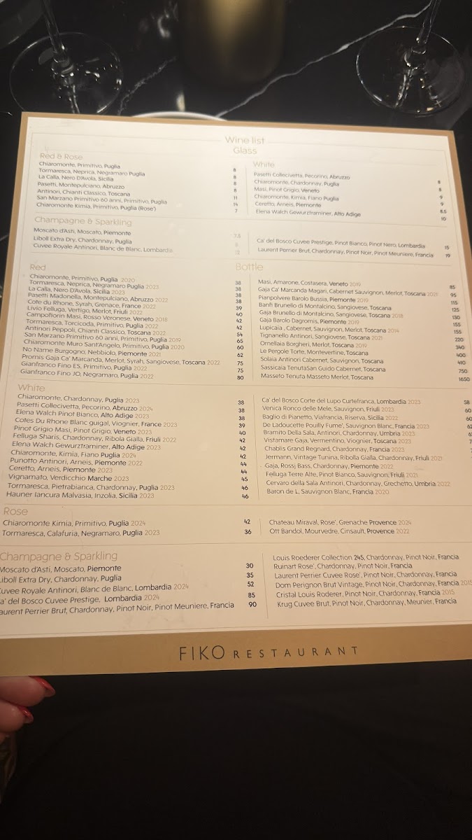 Menu Fiko Restaurant Amsterdam-5
