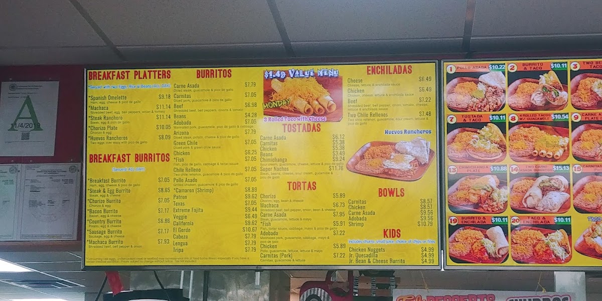 Menu Filibertos Mexican Food-6