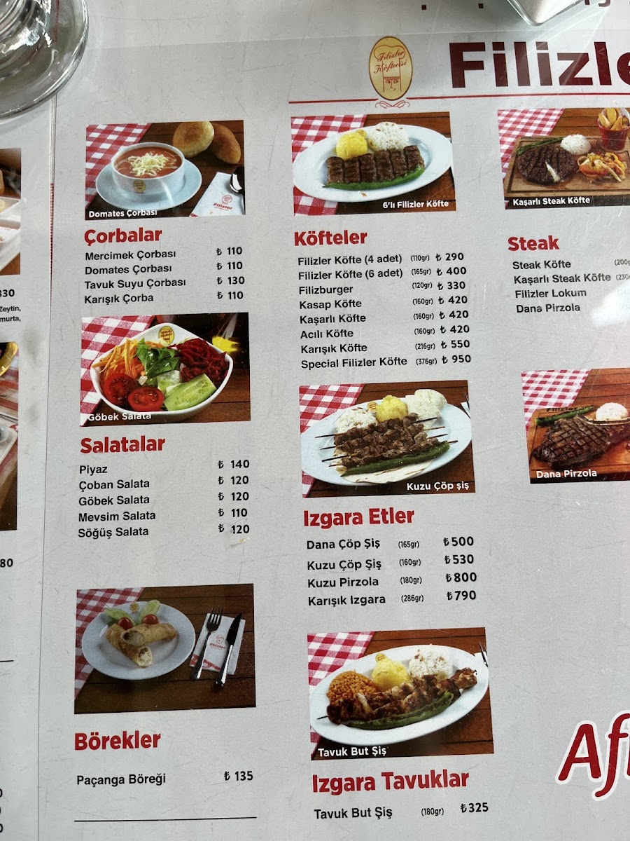 Menu Filizler Koftecisi-3
