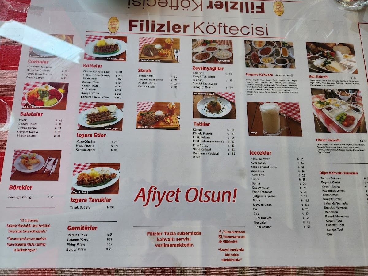Menu Filizler Koftecisi-5