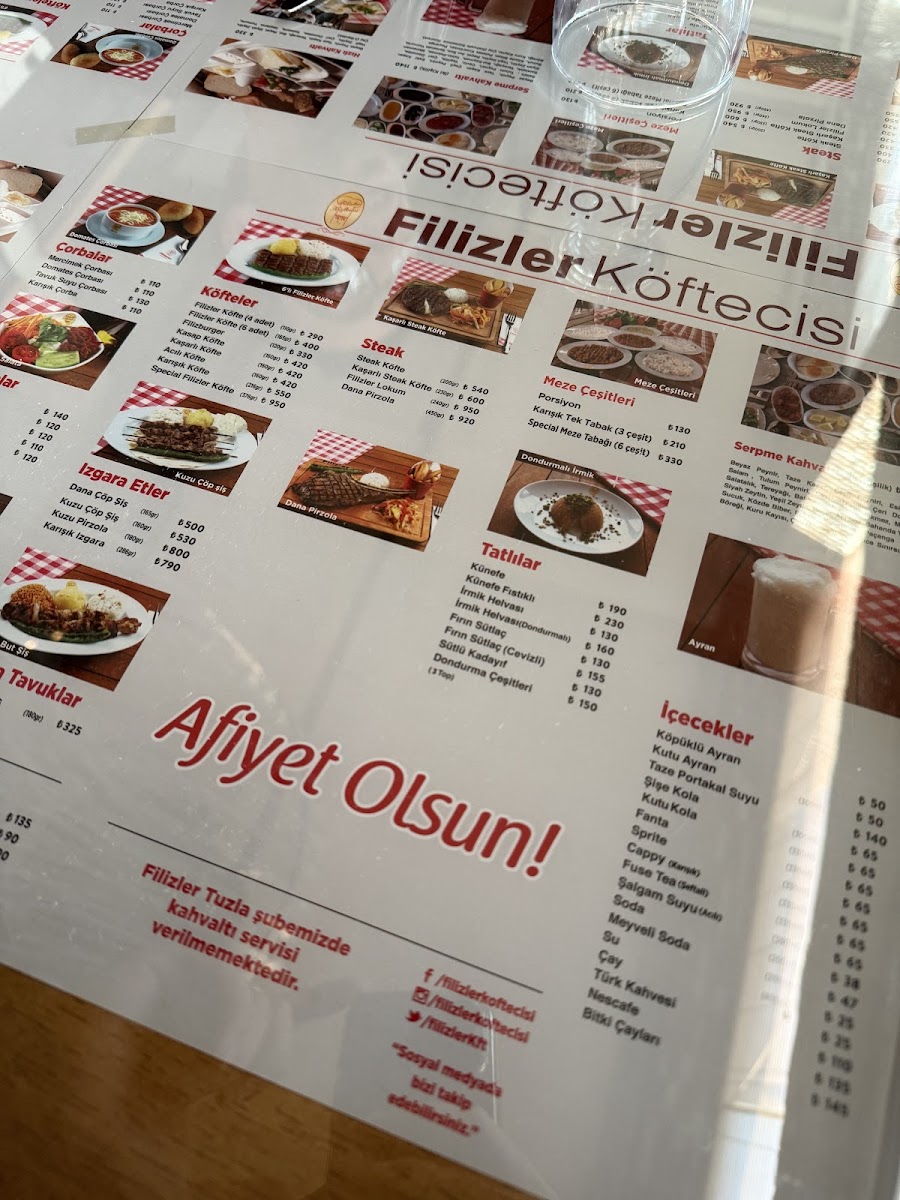 Menu Filizler Koftecisi-7