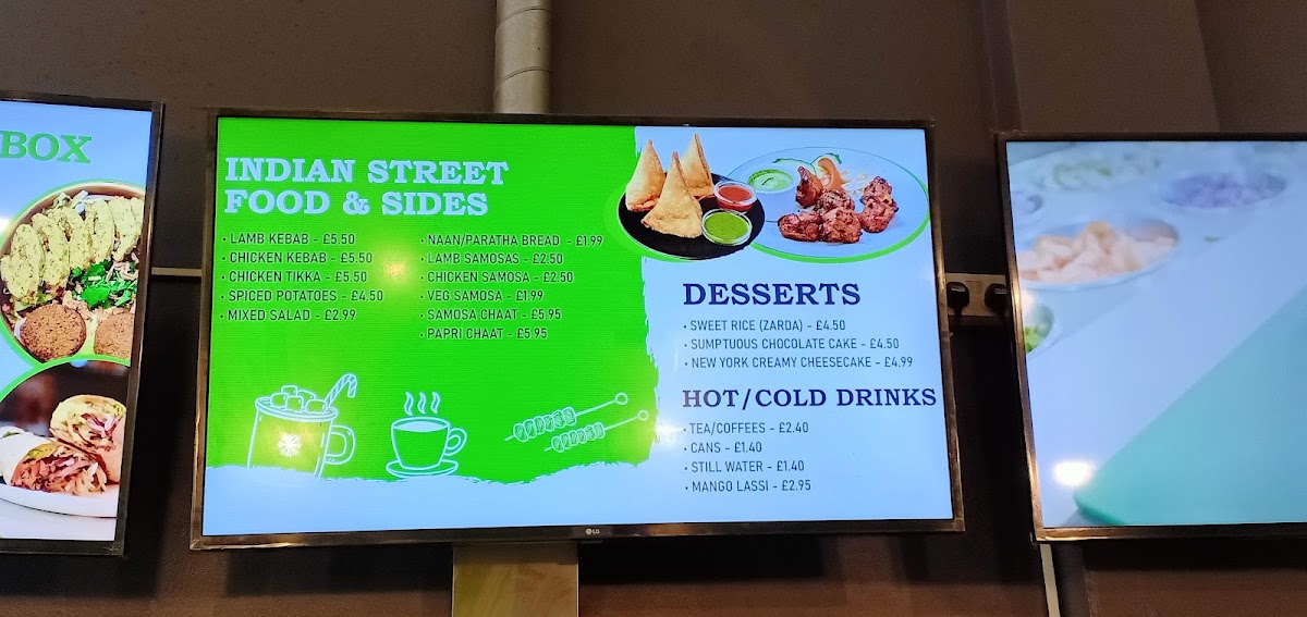 Menu Fillings Croydon Indian Pakistani Restaurant-1