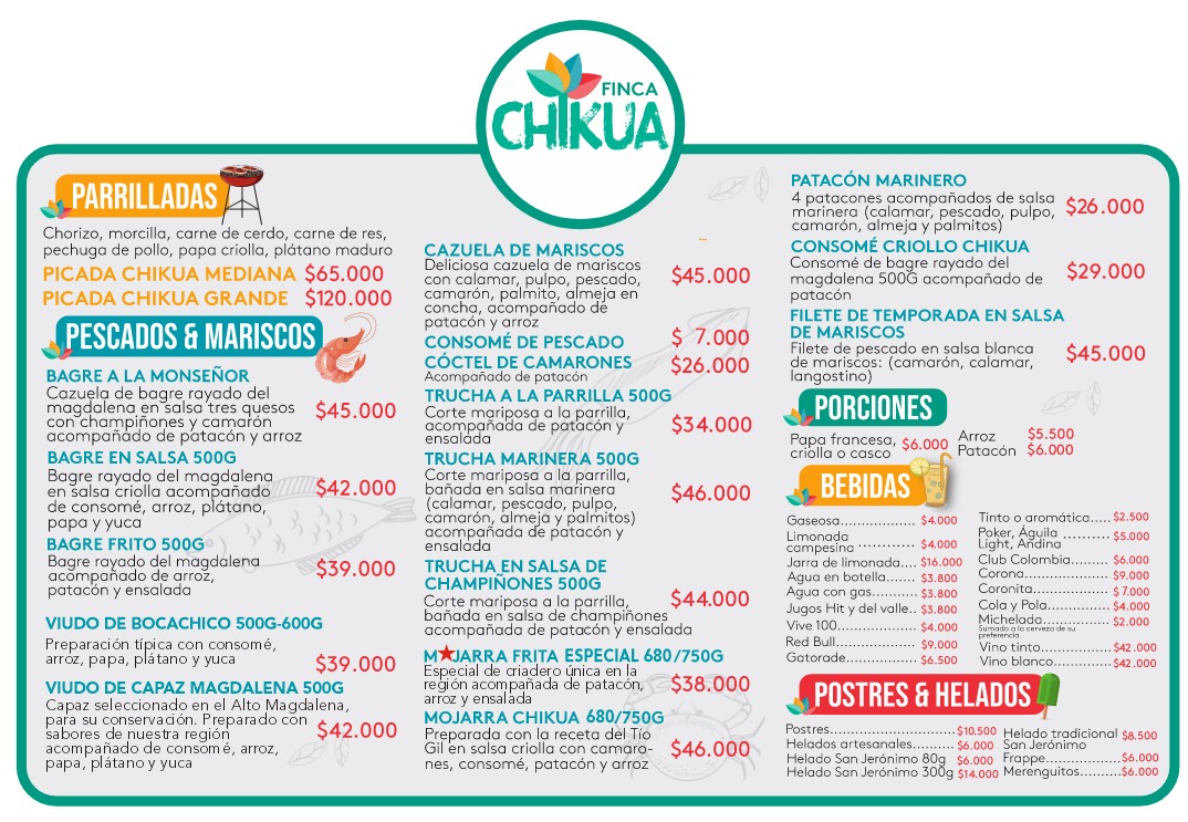 Menu Finca Chikua-3