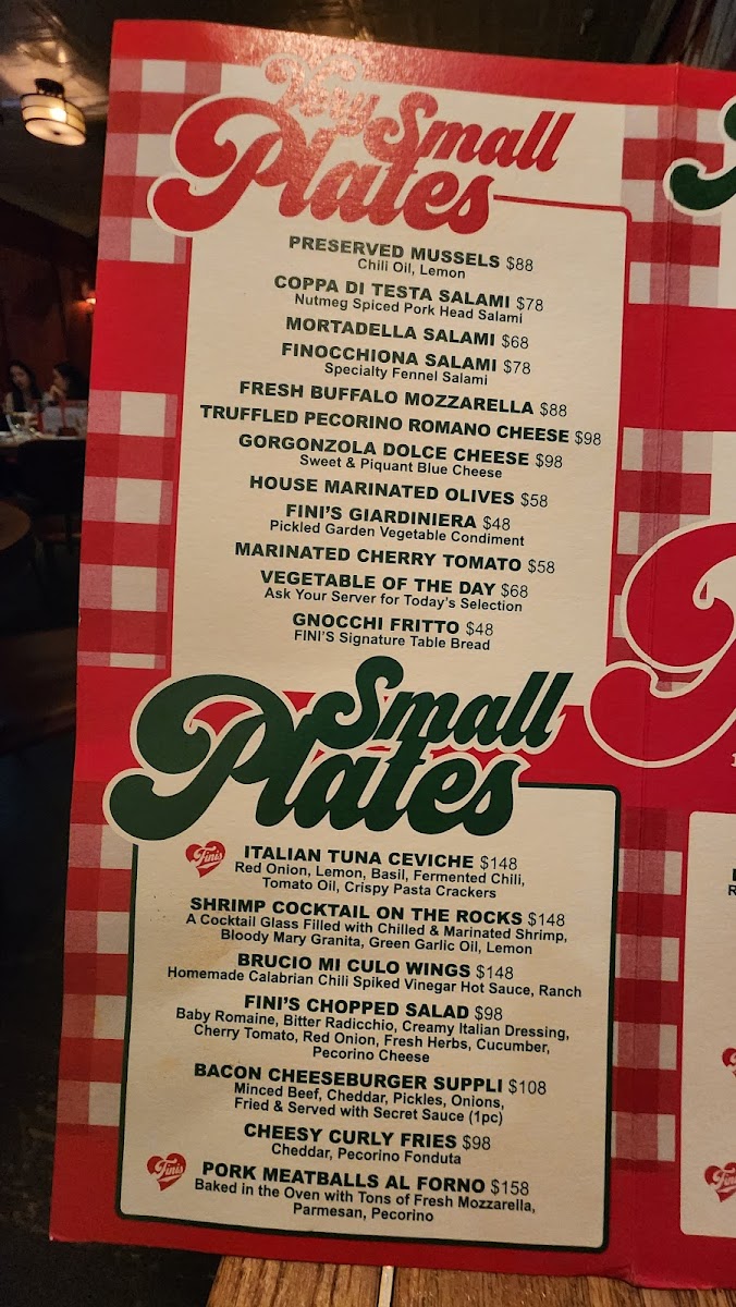 Menu Fini's-10