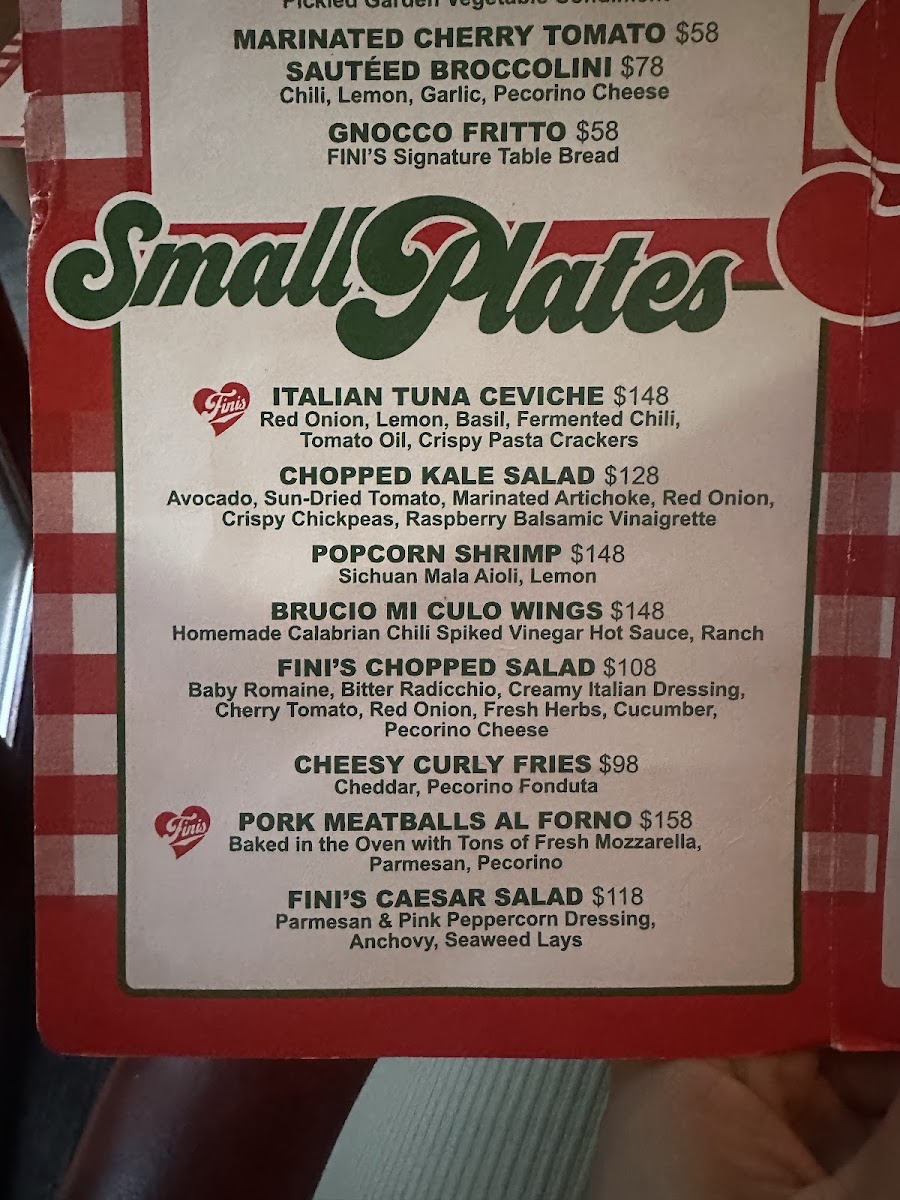 Menu Fini's-3