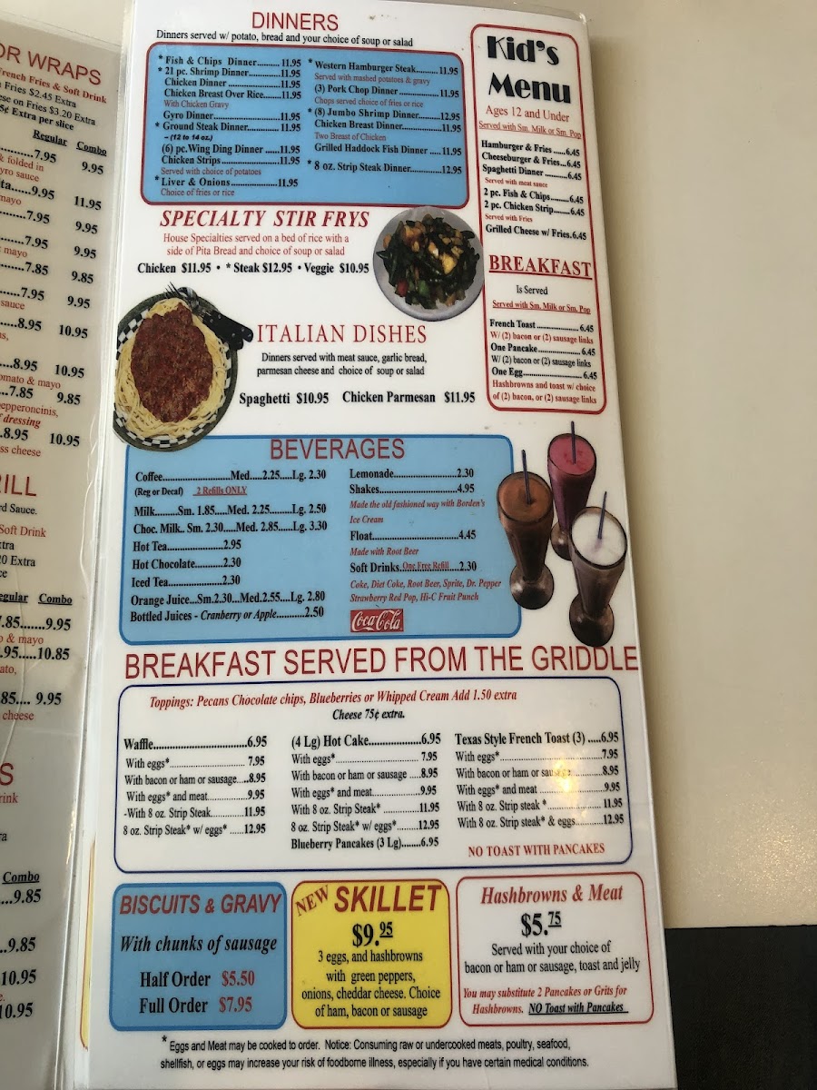Menu Fino's Family Dining-4