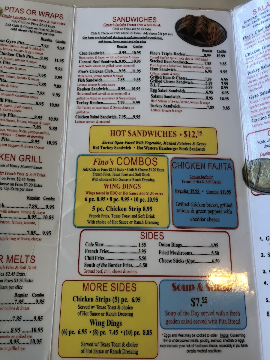 Menu Fino's Family Dining-6