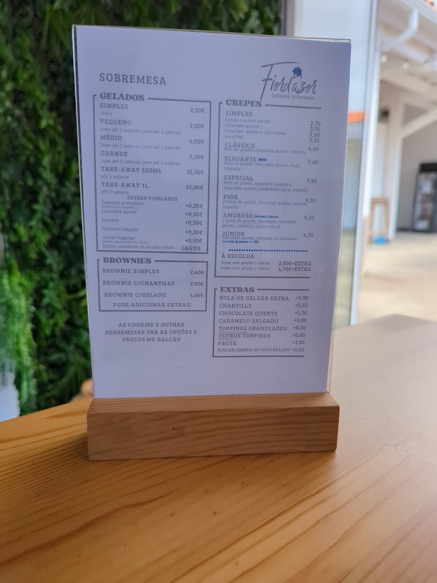 Menu Fiordazor - Gelados Artesanais-3