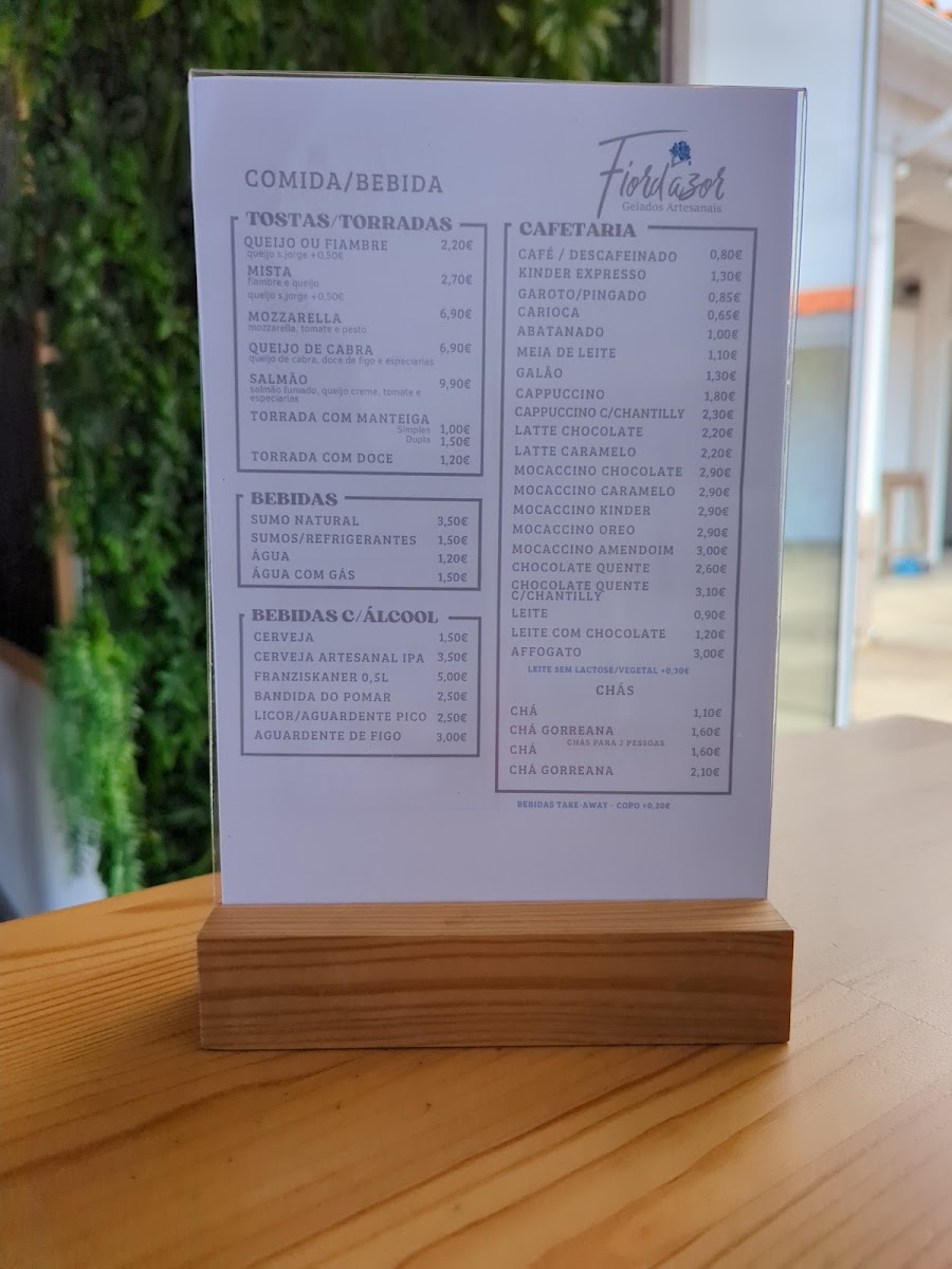 Menu Fiordazor - Gelados Artesanais-5