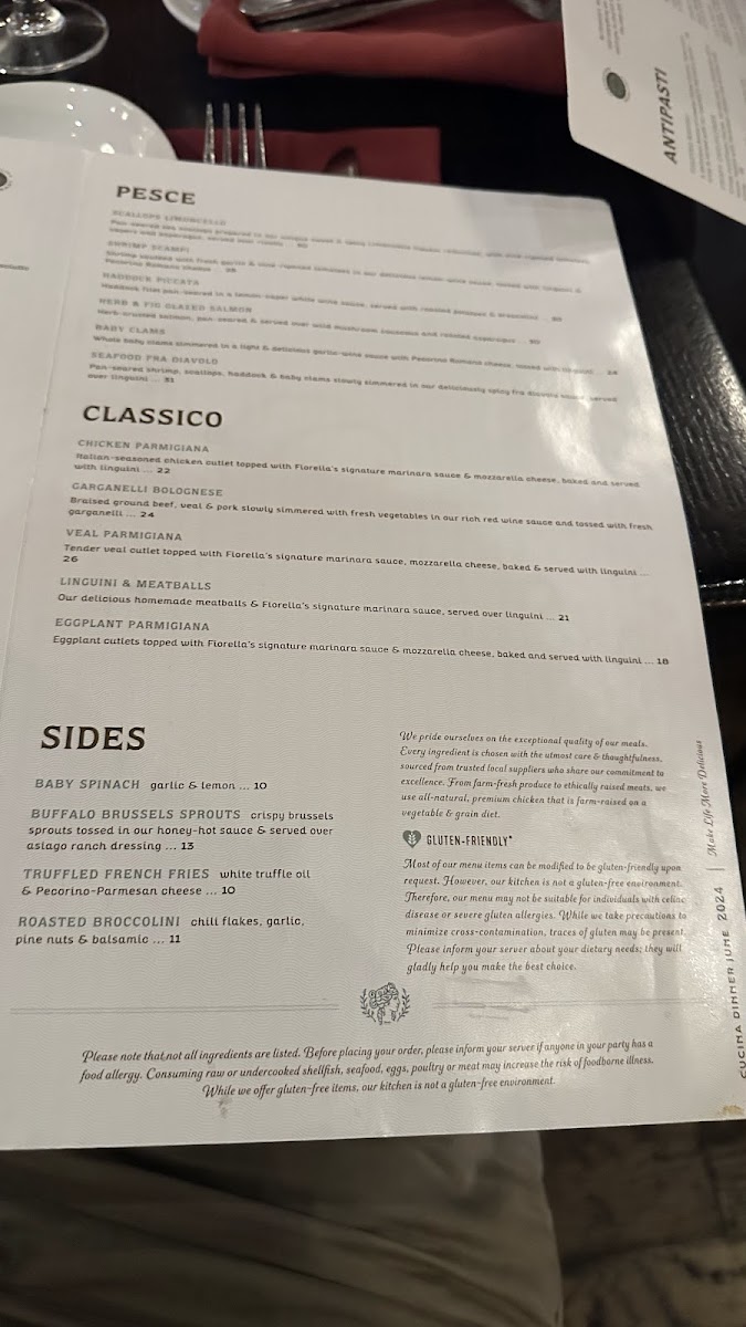 Menu Fiorella's Cucina-8