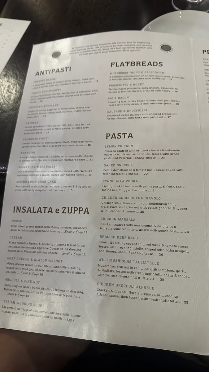 Menu Fiorella's Cucina-9