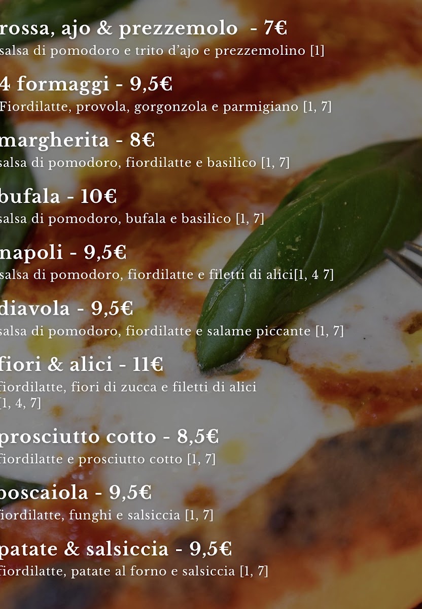 Menu Fiori Di Zucca - La Pizza Napoletana A Casa Tua (Zona Marconi)-1