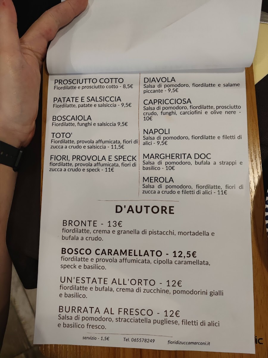 Menu Fiori Di Zucca - La Pizza Napoletana A Casa Tua (Zona Marconi)-8