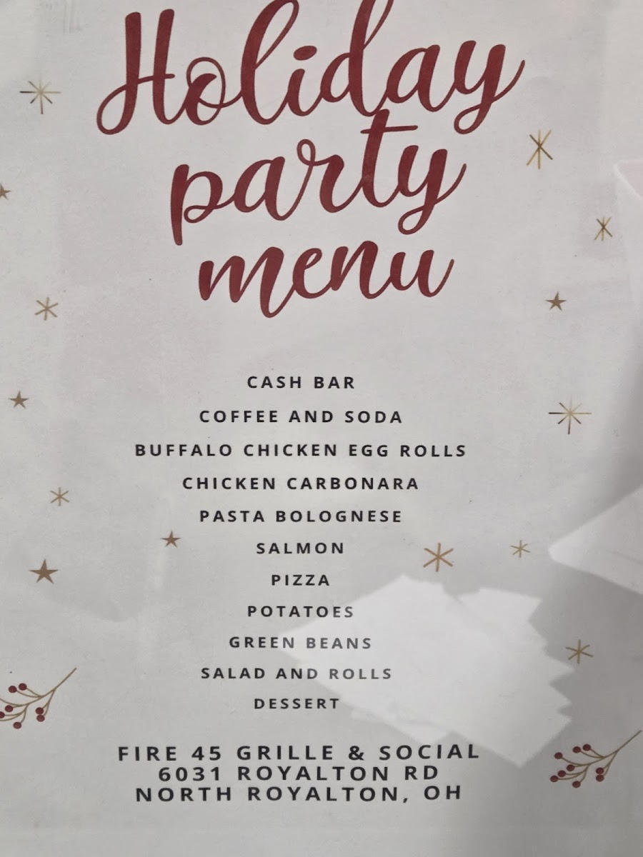 Menu Fire 45 Grille & Social-5